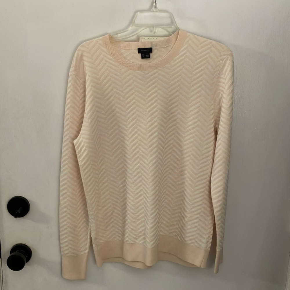 Theory Cream Pattern Longsleeve